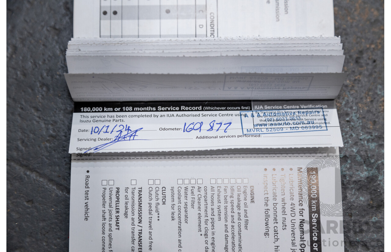 12/2014 Isuzu D-Max LS-U Hi-Ride (4x4) TF MY15 Crew Cab Utility White Turbo Diesel 3.0L