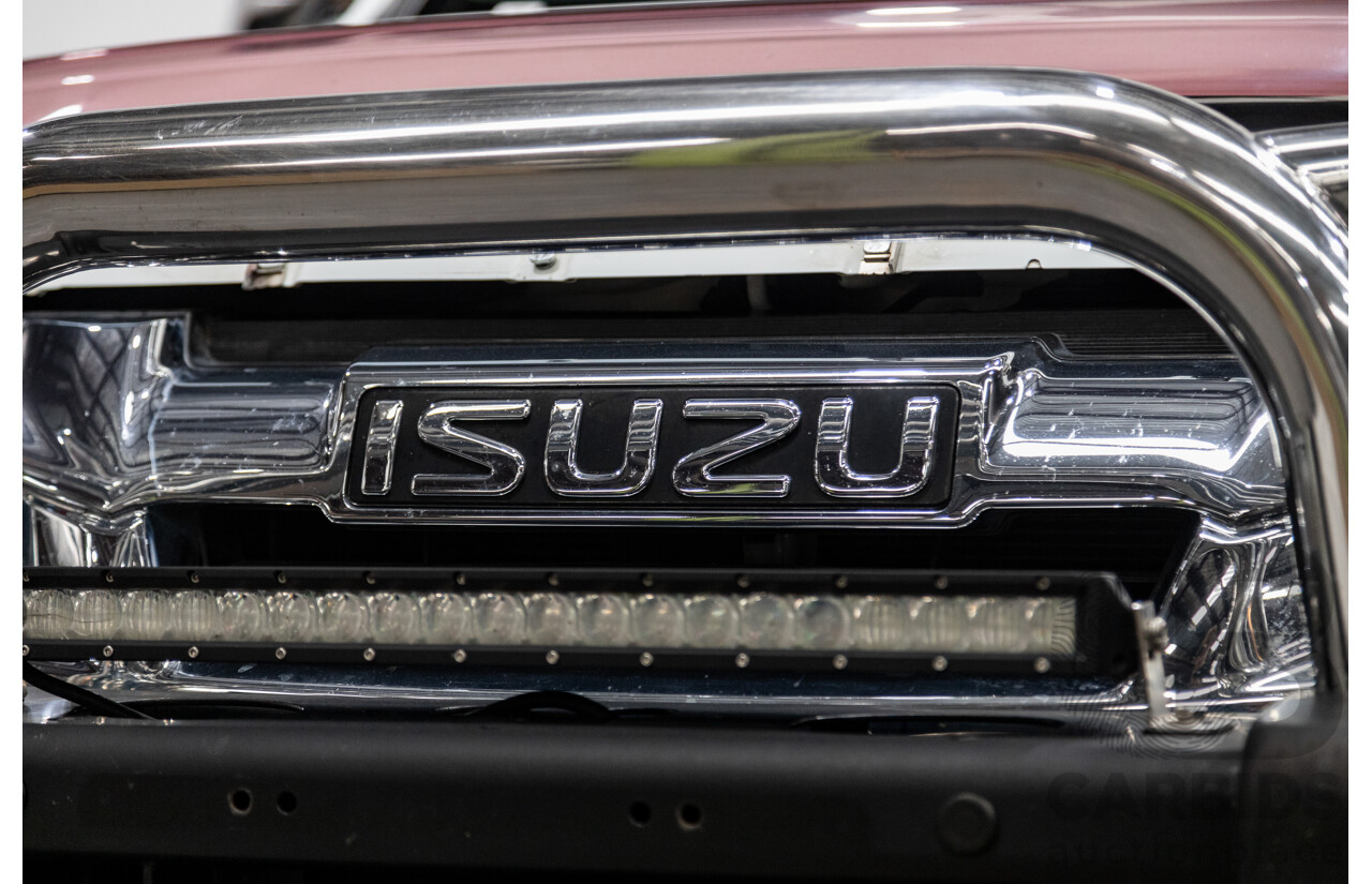 12/2014 Isuzu D-Max LS-U Hi-Ride (4x4) TF MY15 Crew Cab Utility White Turbo Diesel 3.0L