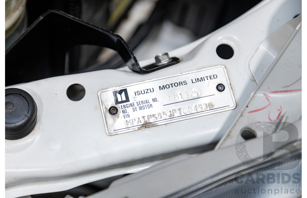 12/2014 Isuzu D-Max LS-U Hi-Ride (4x4) TF MY15 Crew Cab Utility White Turbo Diesel 3.0L