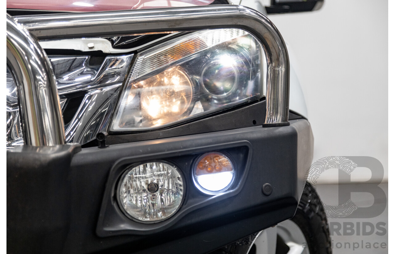 12/2014 Isuzu D-Max LS-U Hi-Ride (4x4) TF MY15 Crew Cab Utility White Turbo Diesel 3.0L