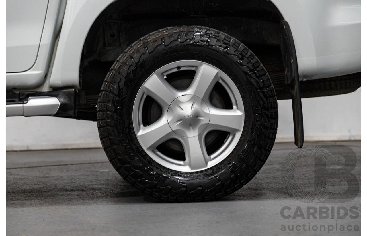 12/2014 Isuzu D-Max LS-U Hi-Ride (4x4) TF MY15 Crew Cab Utility White Turbo Diesel 3.0L