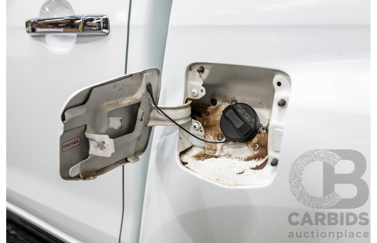 12/2014 Isuzu D-Max LS-U Hi-Ride (4x4) TF MY15 Crew Cab Utility White Turbo Diesel 3.0L
