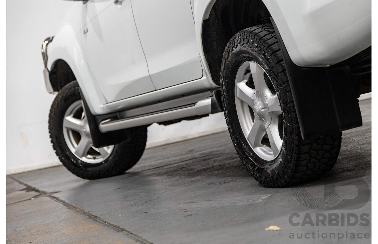 12/2014 Isuzu D-Max LS-U Hi-Ride (4x4) TF MY15 Crew Cab Utility White Turbo Diesel 3.0L