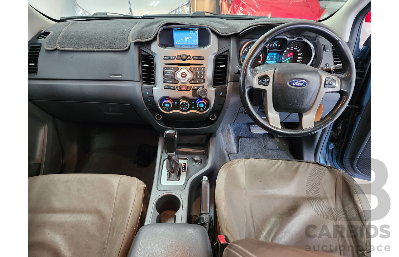 11/2014 Ford Ranger XLT 3.2 (4x4) PX Dual Cab Utility Blue 3.2L