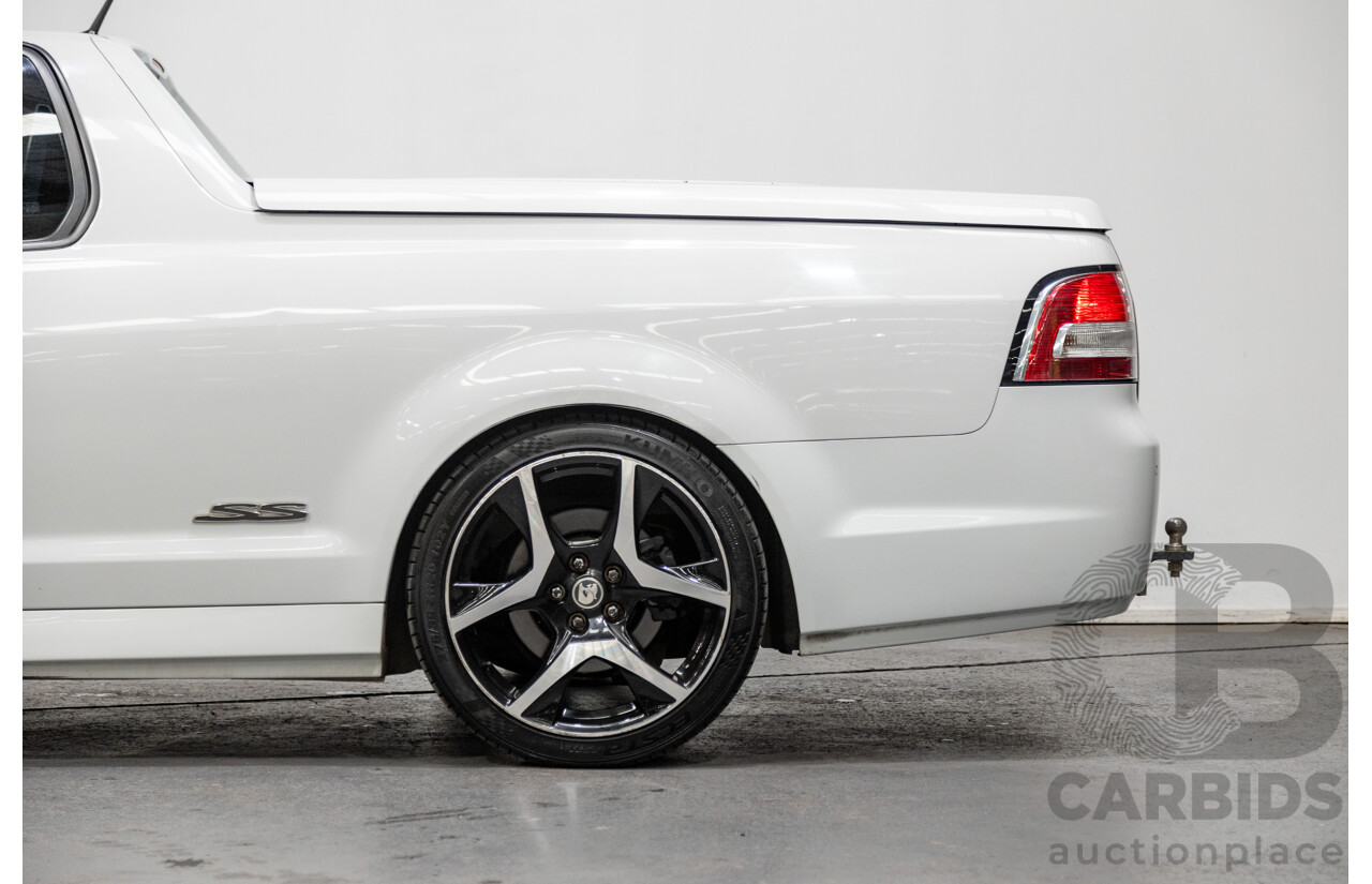 03/2014 Holden Commodore Ute SS-V VF Utility White V8 6.0L