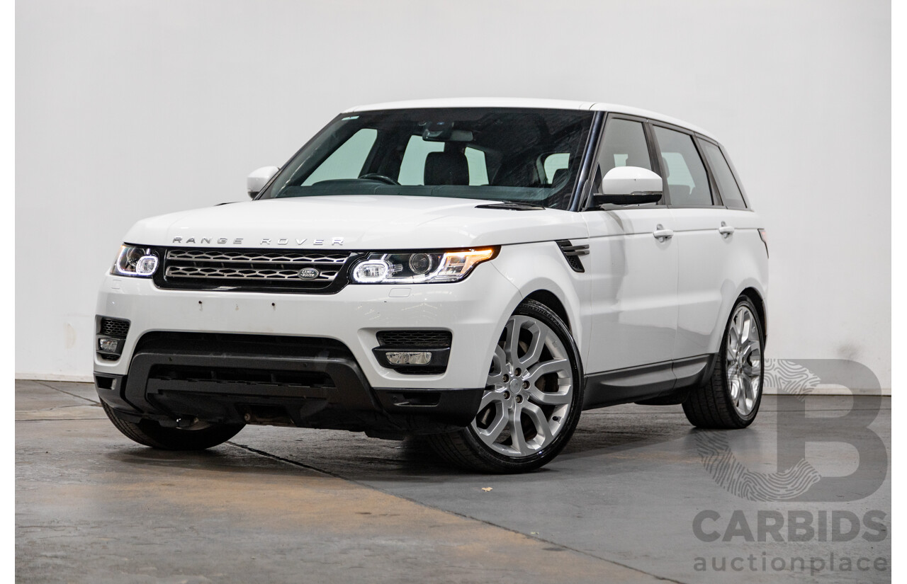 10/2015 Land Rover Range Rover Sport 3.0 SDV6 SE (AWD) LW MY15.5 4d Wagon Fuji White Twin Turbo Diesel V6 3.0L