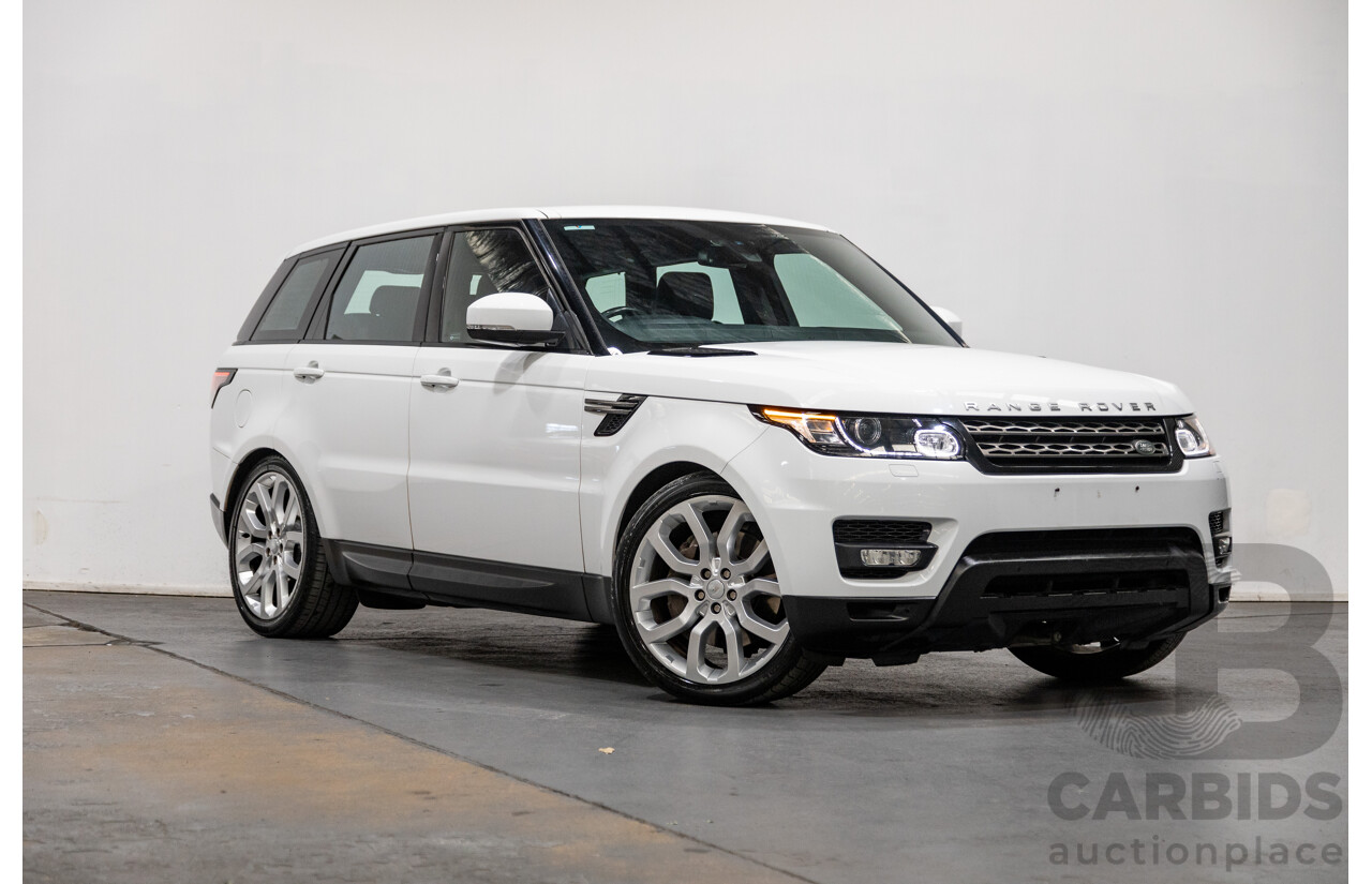 10/2015 Land Rover Range Rover Sport 3.0 SDV6 SE (AWD) LW MY15.5 4d Wagon Fuji White Twin Turbo Diesel V6 3.0L