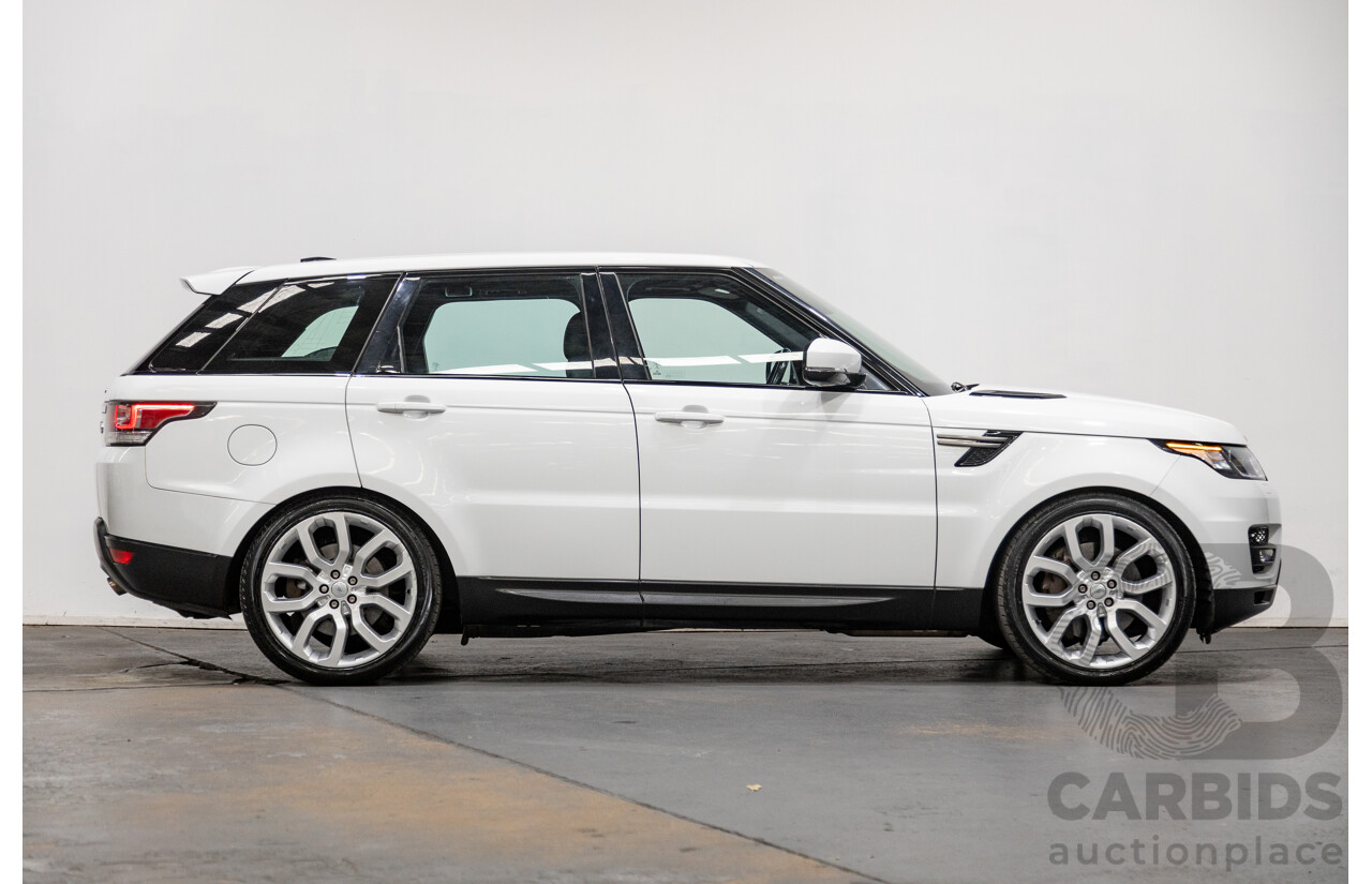 10/2015 Land Rover Range Rover Sport 3.0 SDV6 SE (AWD) LW MY15.5 4d Wagon Fuji White Twin Turbo Diesel V6 3.0L