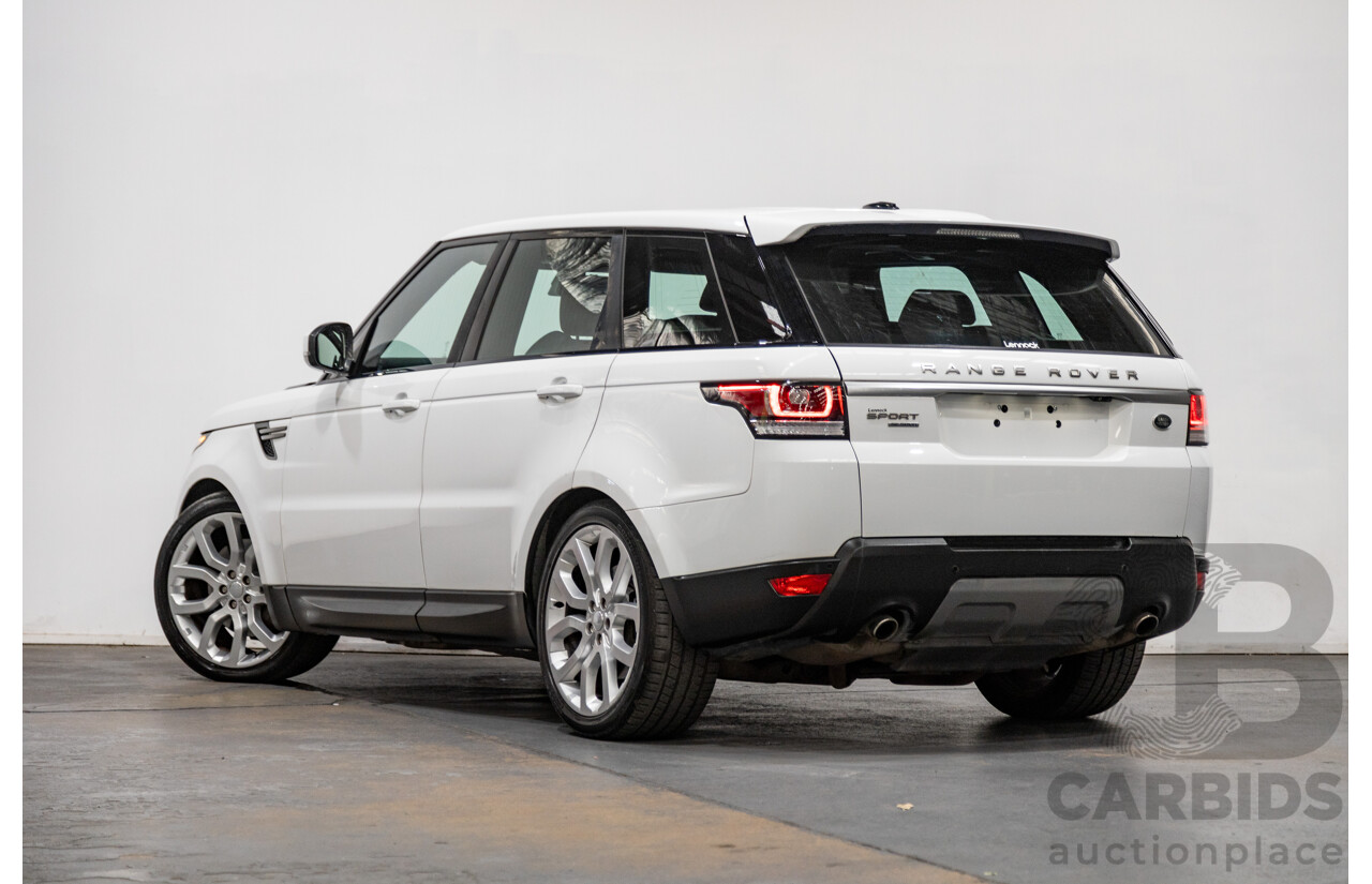 10/2015 Land Rover Range Rover Sport 3.0 SDV6 SE (AWD) LW MY15.5 4d Wagon Fuji White Twin Turbo Diesel V6 3.0L