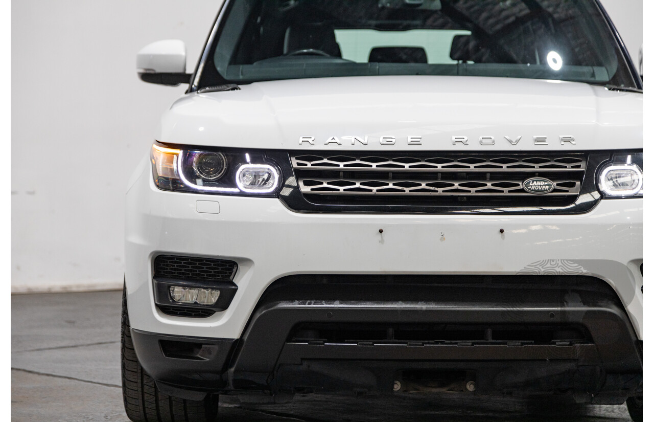 10/2015 Land Rover Range Rover Sport 3.0 SDV6 SE (AWD) LW MY15.5 4d Wagon Fuji White Twin Turbo Diesel V6 3.0L