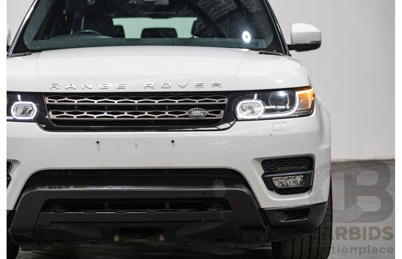 10/2015 Land Rover Range Rover Sport 3.0 SDV6 SE (AWD) LW MY15.5 4d Wagon Fuji White Twin Turbo Diesel V6 3.0L