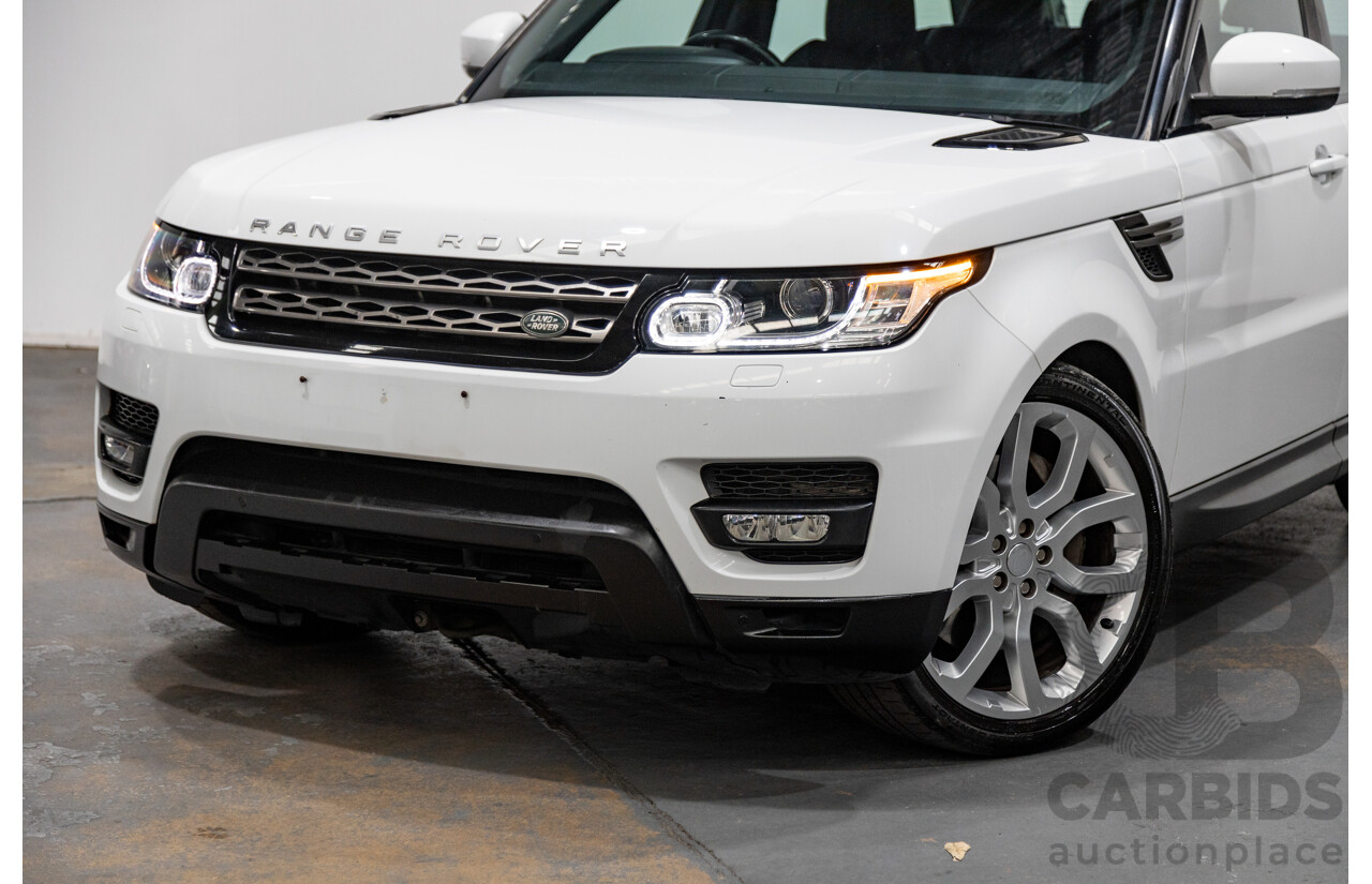 10/2015 Land Rover Range Rover Sport 3.0 SDV6 SE (AWD) LW MY15.5 4d Wagon Fuji White Twin Turbo Diesel V6 3.0L