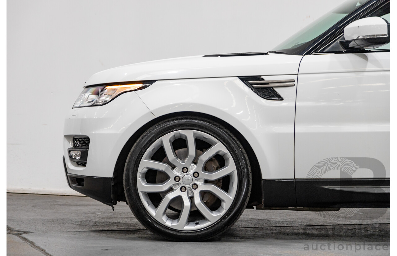 10/2015 Land Rover Range Rover Sport 3.0 SDV6 SE (AWD) LW MY15.5 4d Wagon Fuji White Twin Turbo Diesel V6 3.0L