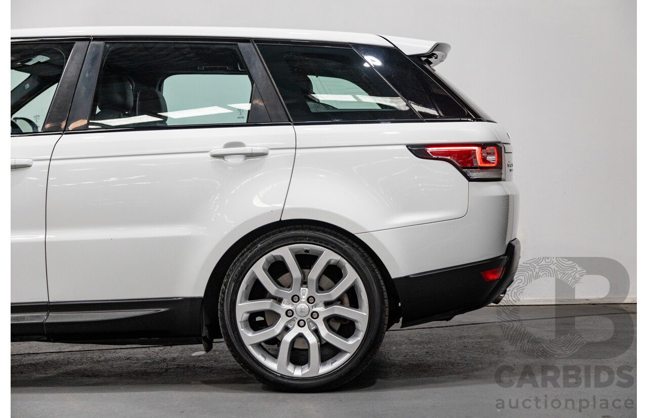 10/2015 Land Rover Range Rover Sport 3.0 SDV6 SE (AWD) LW MY15.5 4d Wagon Fuji White Twin Turbo Diesel V6 3.0L