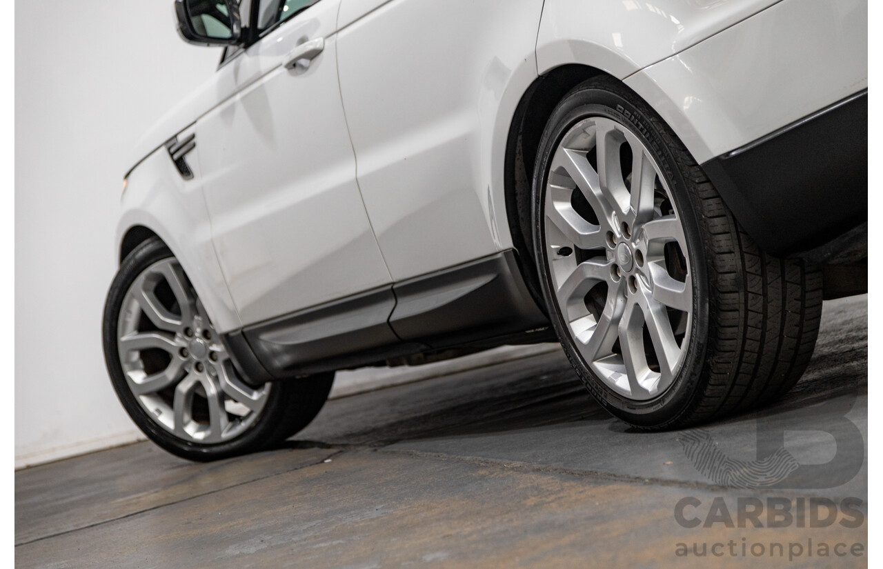 10/2015 Land Rover Range Rover Sport 3.0 SDV6 SE (AWD) LW MY15.5 4d Wagon Fuji White Twin Turbo Diesel V6 3.0L