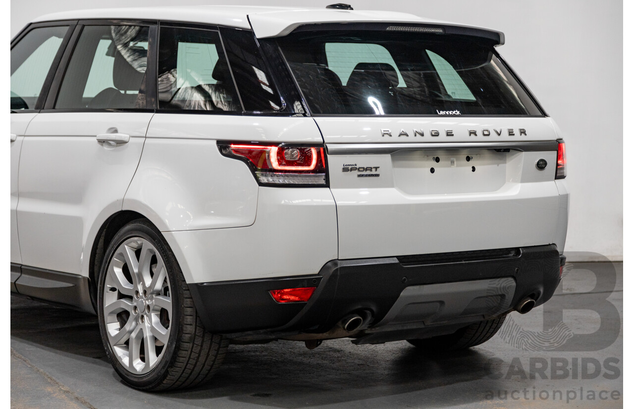 10/2015 Land Rover Range Rover Sport 3.0 SDV6 SE (AWD) LW MY15.5 4d Wagon Fuji White Twin Turbo Diesel V6 3.0L