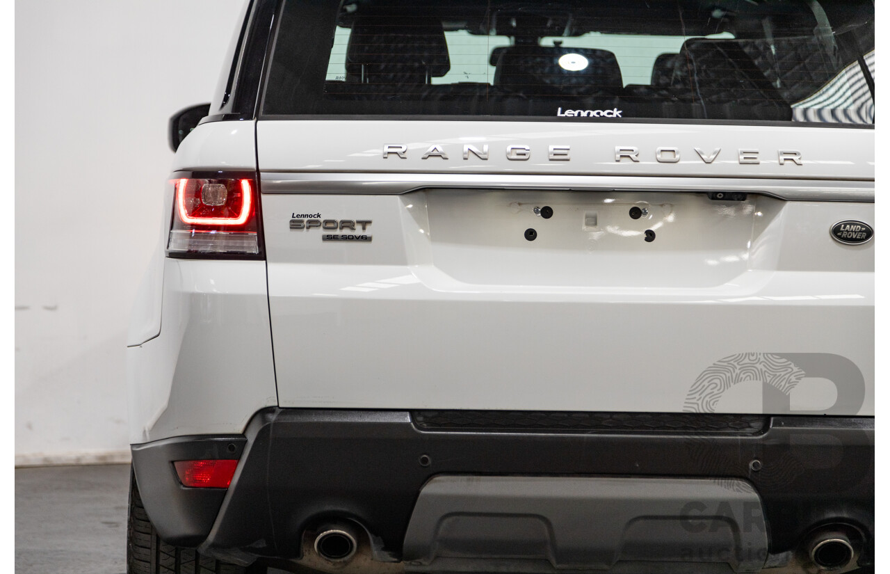 10/2015 Land Rover Range Rover Sport 3.0 SDV6 SE (AWD) LW MY15.5 4d Wagon Fuji White Twin Turbo Diesel V6 3.0L