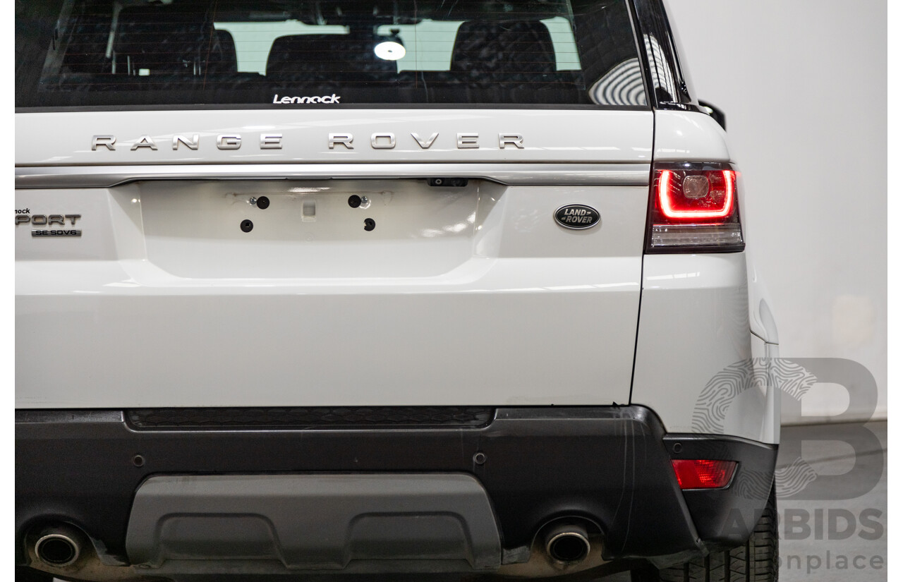 10/2015 Land Rover Range Rover Sport 3.0 SDV6 SE (AWD) LW MY15.5 4d Wagon Fuji White Twin Turbo Diesel V6 3.0L