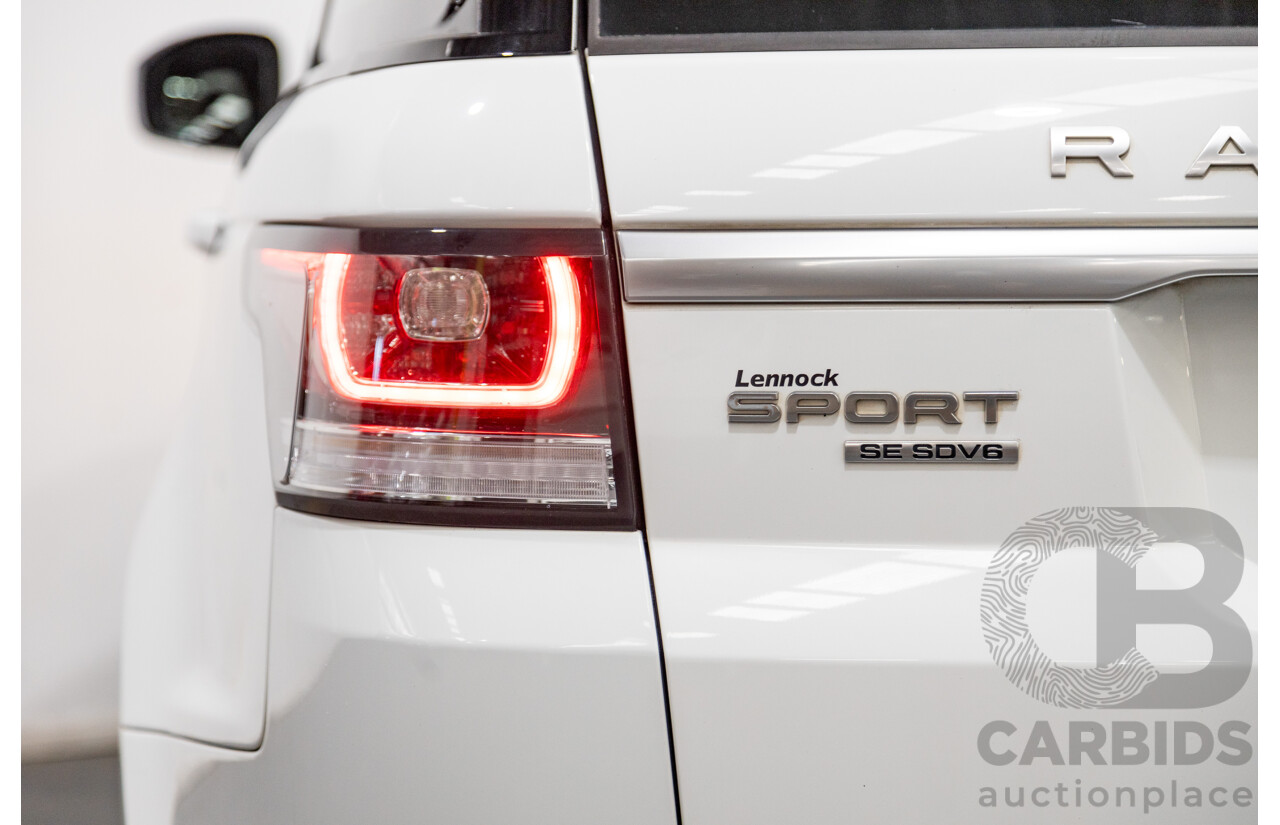 10/2015 Land Rover Range Rover Sport 3.0 SDV6 SE (AWD) LW MY15.5 4d Wagon Fuji White Twin Turbo Diesel V6 3.0L