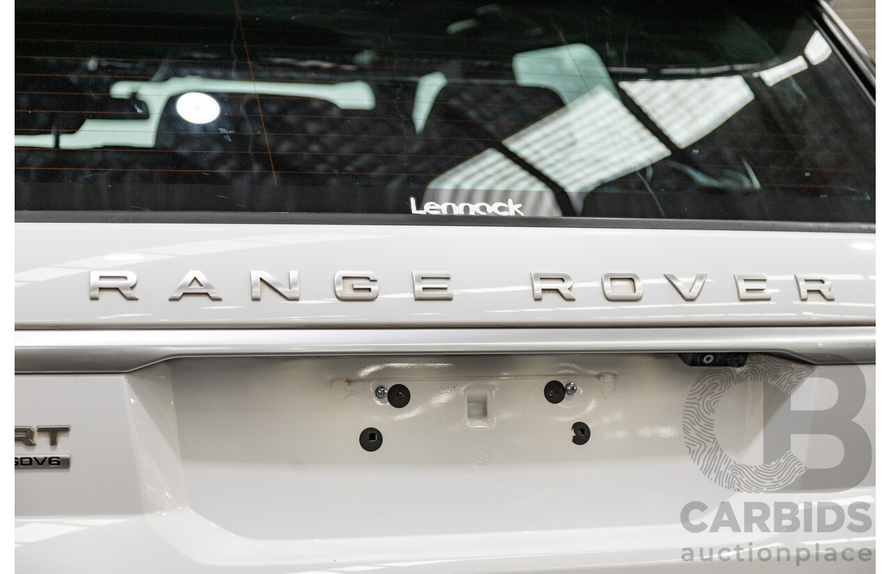10/2015 Land Rover Range Rover Sport 3.0 SDV6 SE (AWD) LW MY15.5 4d Wagon Fuji White Twin Turbo Diesel V6 3.0L