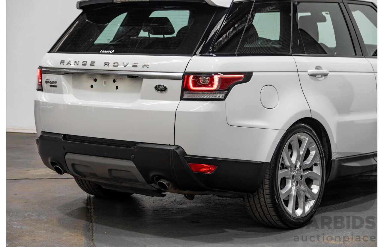10/2015 Land Rover Range Rover Sport 3.0 SDV6 SE (AWD) LW MY15.5 4d Wagon Fuji White Twin Turbo Diesel V6 3.0L