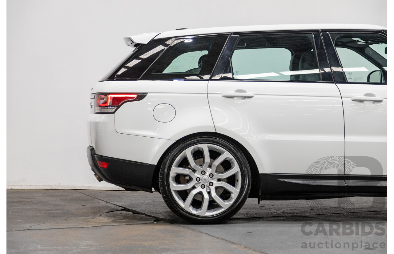 10/2015 Land Rover Range Rover Sport 3.0 SDV6 SE (AWD) LW MY15.5 4d Wagon Fuji White Twin Turbo Diesel V6 3.0L