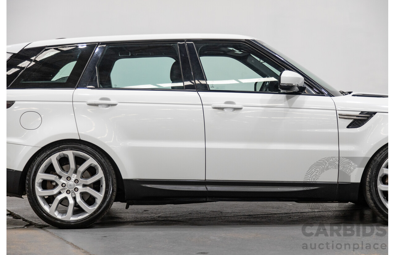 10/2015 Land Rover Range Rover Sport 3.0 SDV6 SE (AWD) LW MY15.5 4d Wagon Fuji White Twin Turbo Diesel V6 3.0L