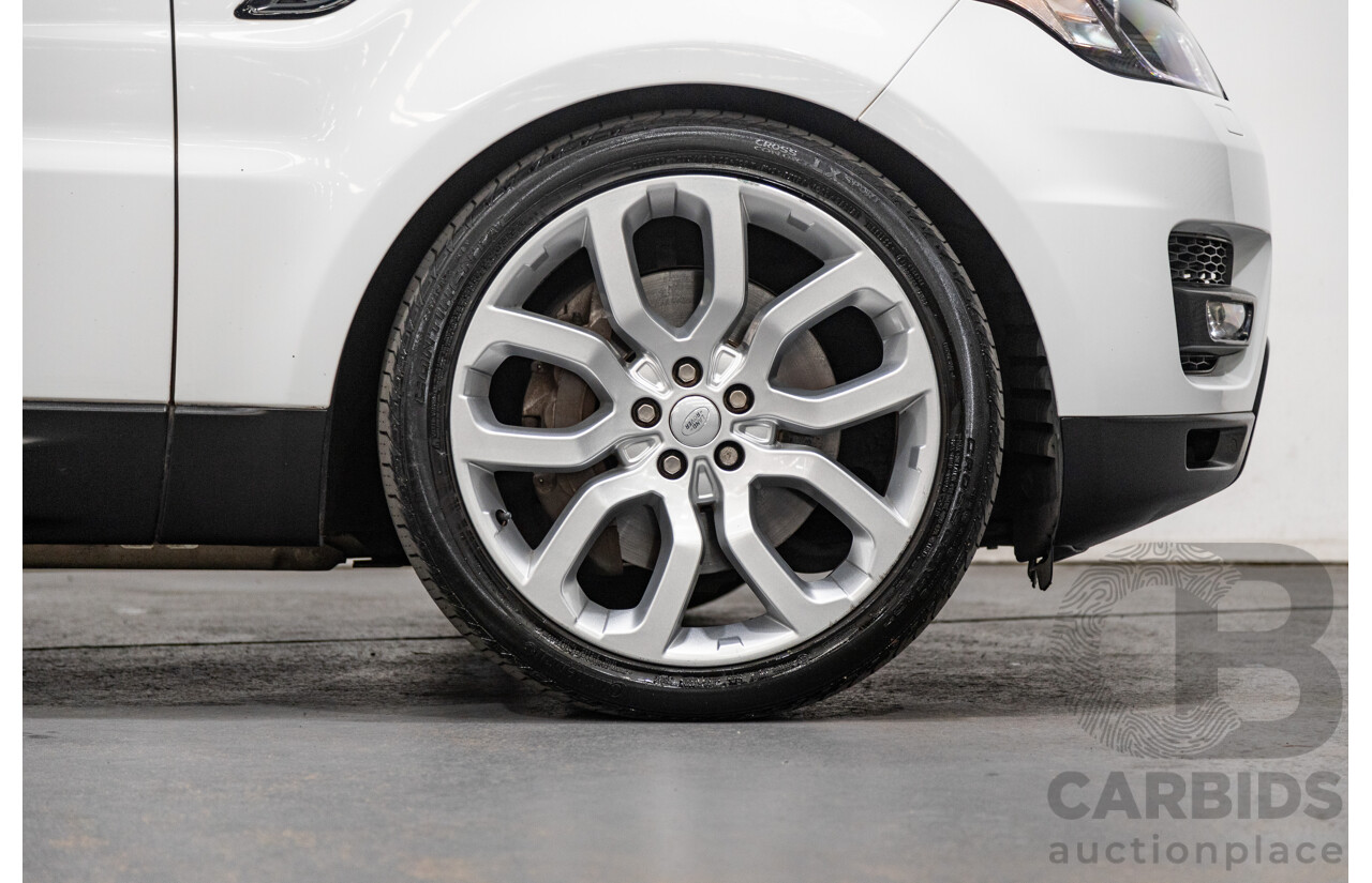 10/2015 Land Rover Range Rover Sport 3.0 SDV6 SE (AWD) LW MY15.5 4d Wagon Fuji White Twin Turbo Diesel V6 3.0L