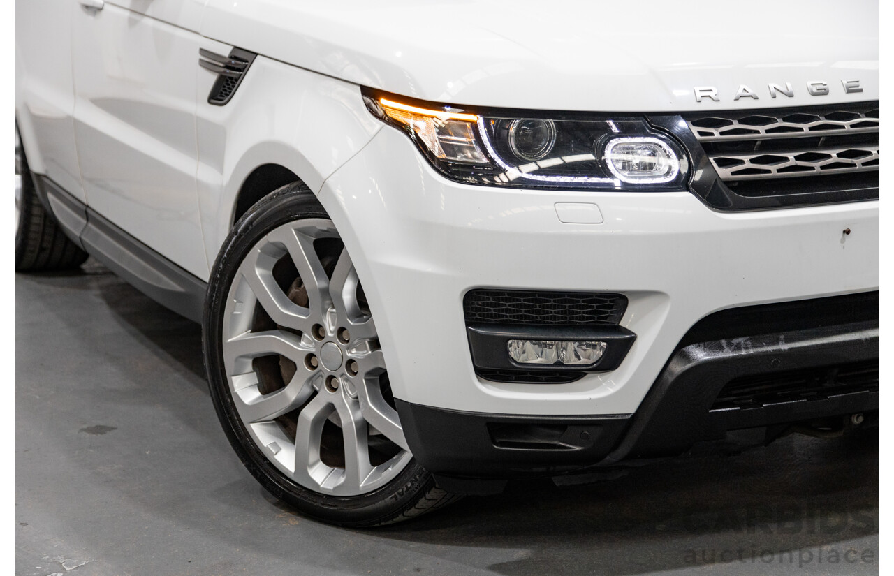 10/2015 Land Rover Range Rover Sport 3.0 SDV6 SE (AWD) LW MY15.5 4d Wagon Fuji White Twin Turbo Diesel V6 3.0L