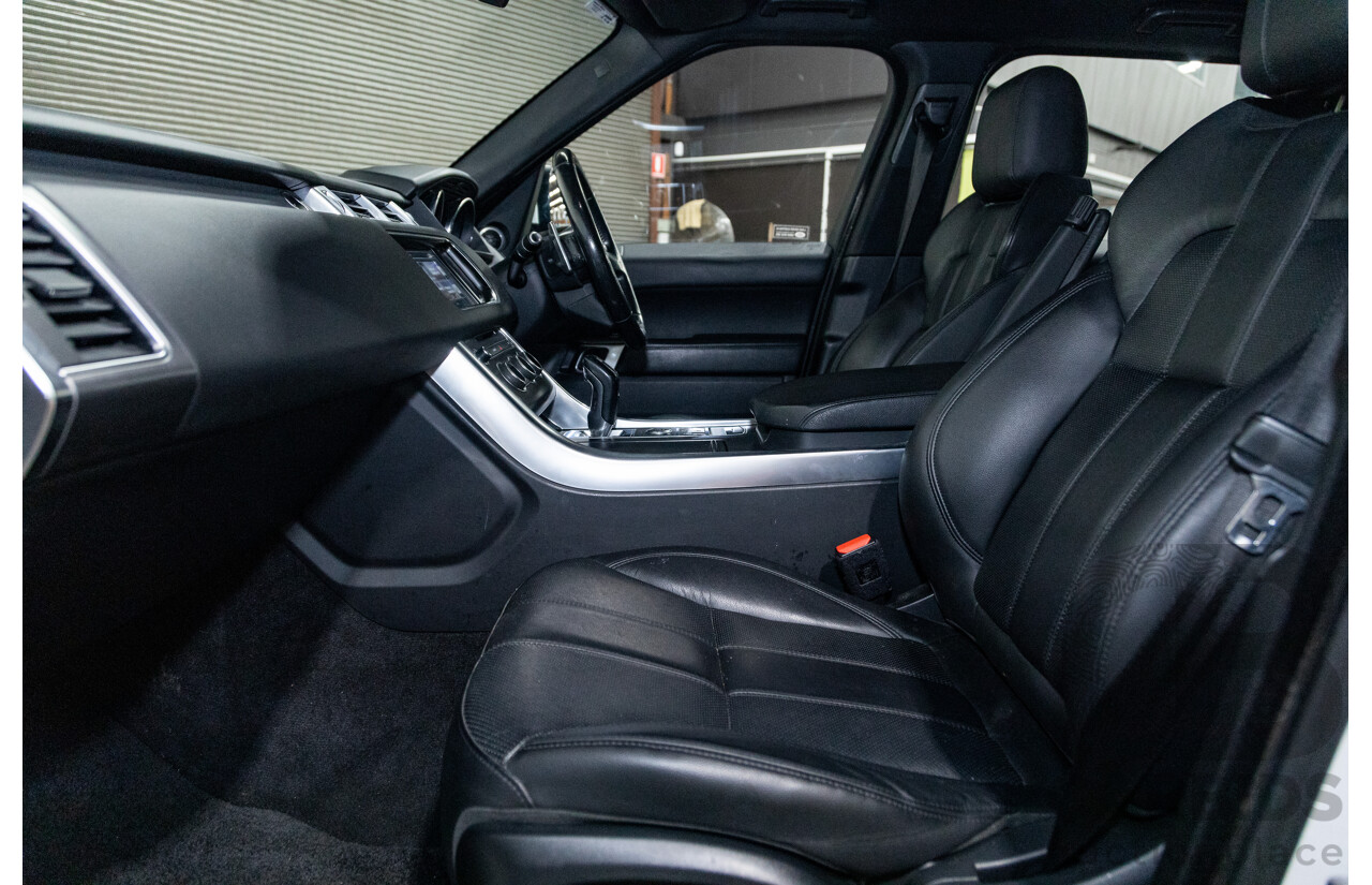 10/2015 Land Rover Range Rover Sport 3.0 SDV6 SE (AWD) LW MY15.5 4d Wagon Fuji White Twin Turbo Diesel V6 3.0L