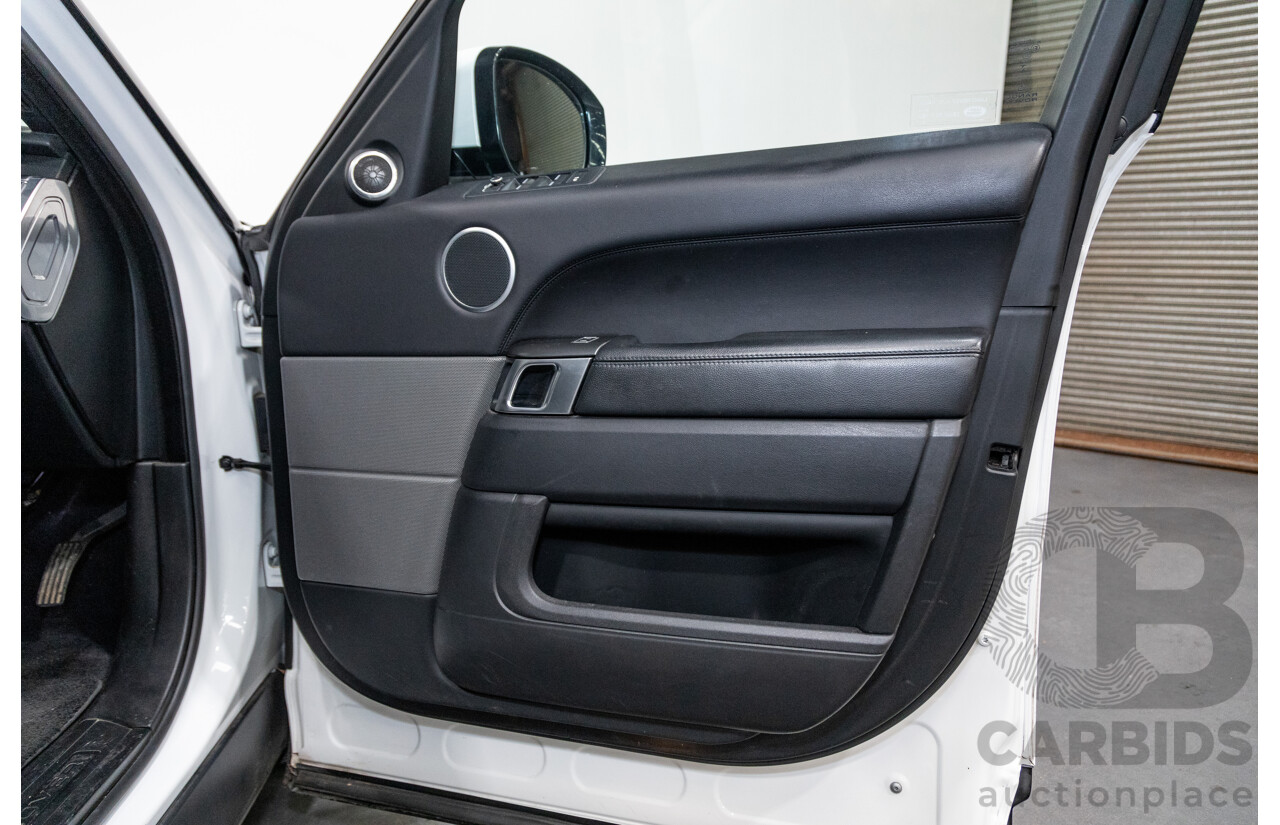 10/2015 Land Rover Range Rover Sport 3.0 SDV6 SE (AWD) LW MY15.5 4d Wagon Fuji White Twin Turbo Diesel V6 3.0L