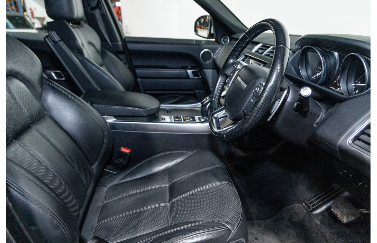 10/2015 Land Rover Range Rover Sport 3.0 SDV6 SE (AWD) LW MY15.5 4d Wagon Fuji White Twin Turbo Diesel V6 3.0L