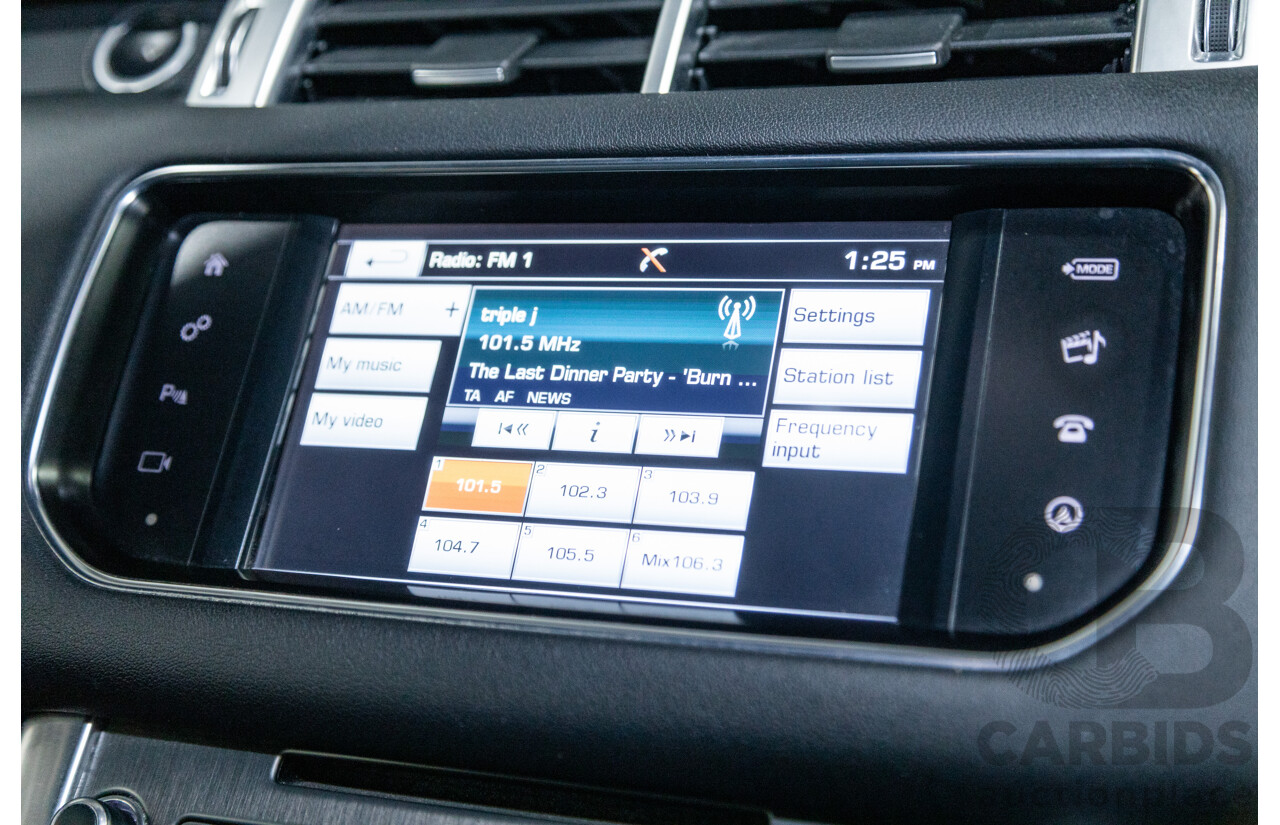 10/2015 Land Rover Range Rover Sport 3.0 SDV6 SE (AWD) LW MY15.5 4d Wagon Fuji White Twin Turbo Diesel V6 3.0L