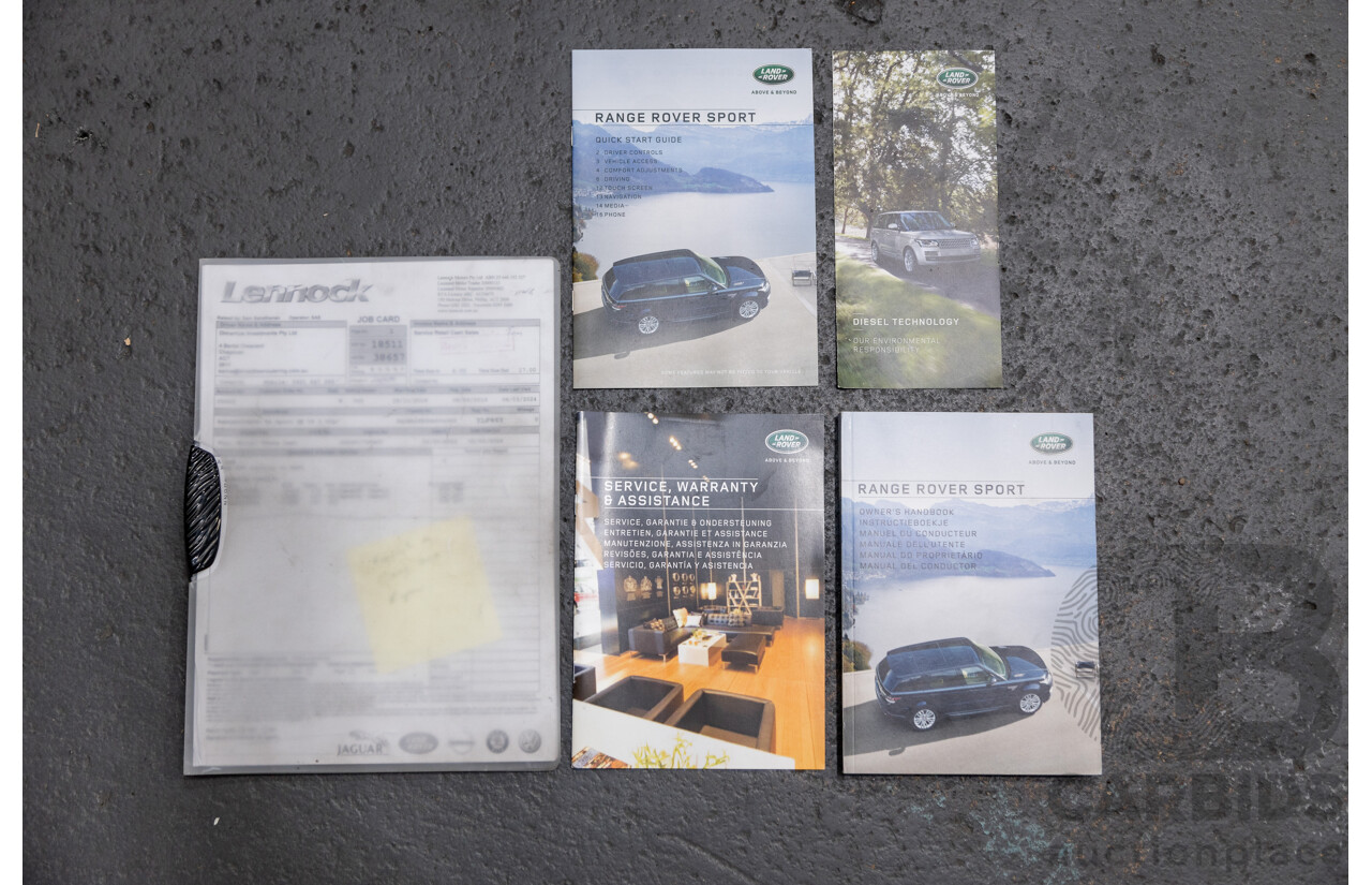 10/2015 Land Rover Range Rover Sport 3.0 SDV6 SE (AWD) LW MY15.5 4d Wagon Fuji White Twin Turbo Diesel V6 3.0L