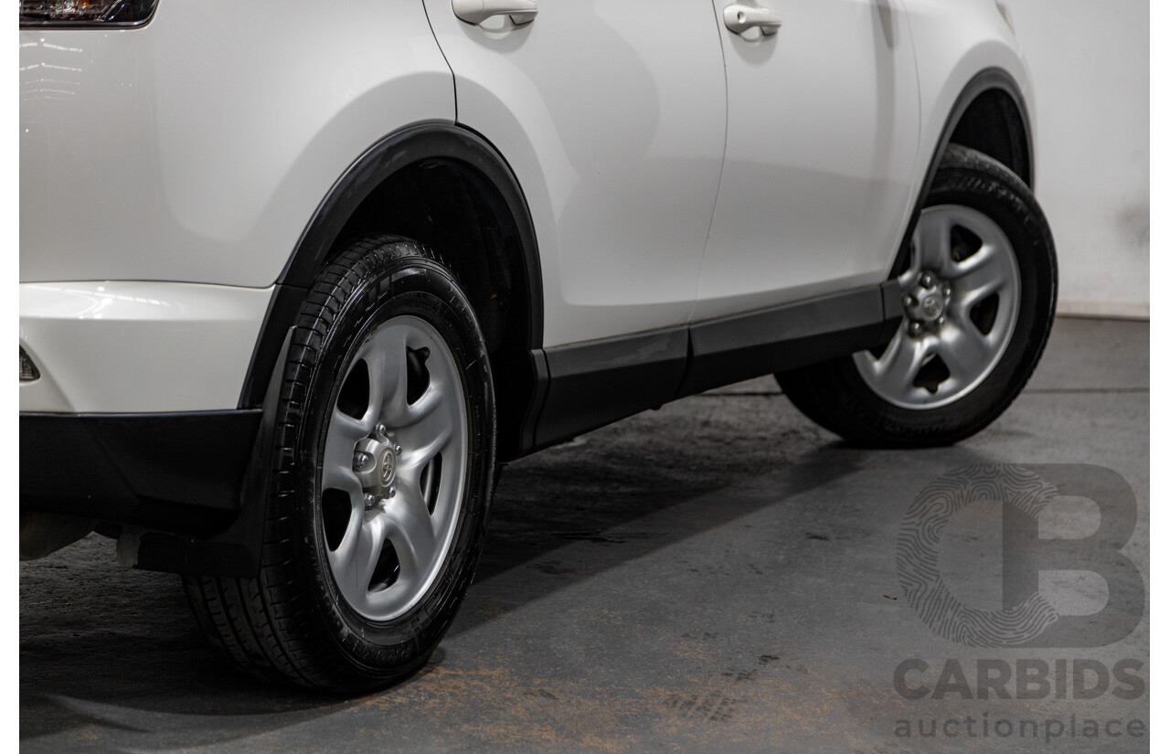 11/2018 Toyota Rav4 GX (AWD) ASA44R 4d Wagon White 2.5L