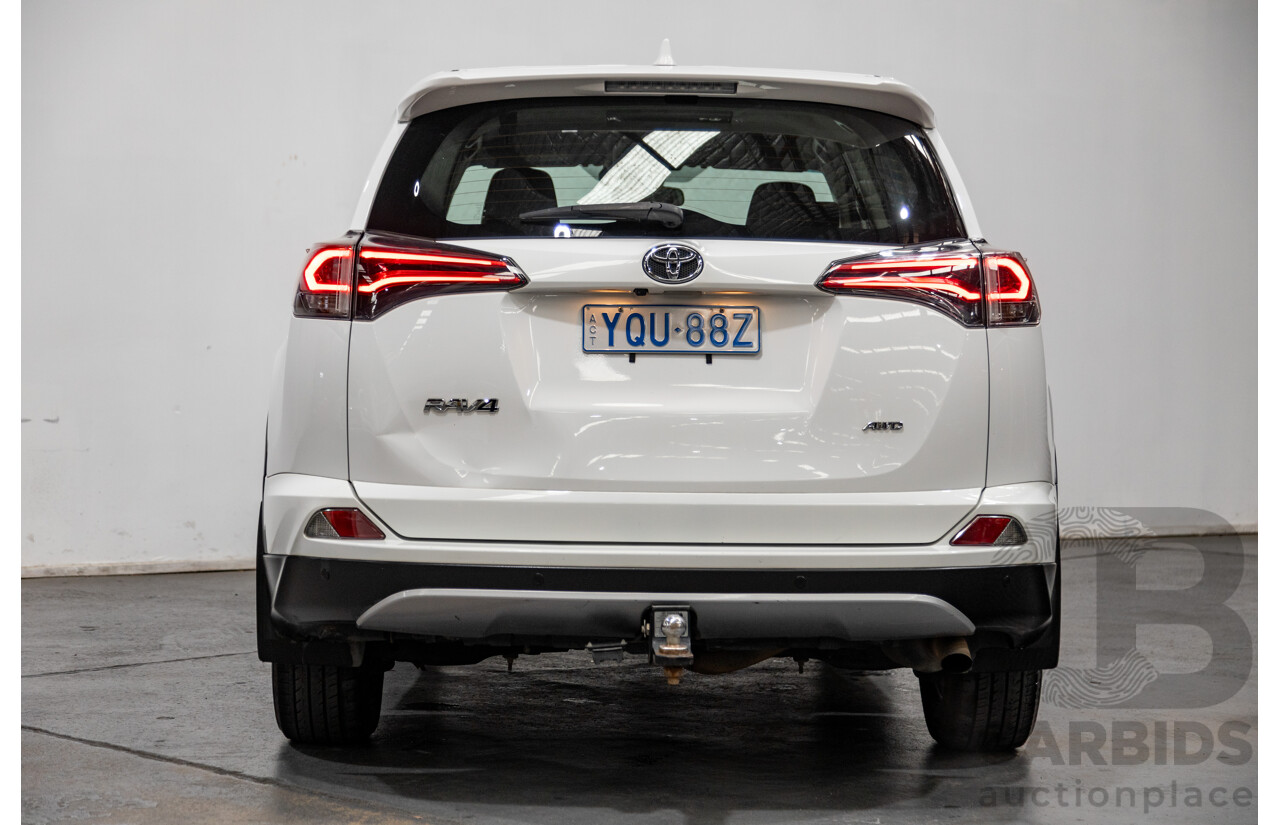 11/2018 Toyota Rav4 GX (AWD) ASA44R 4d Wagon White 2.5L