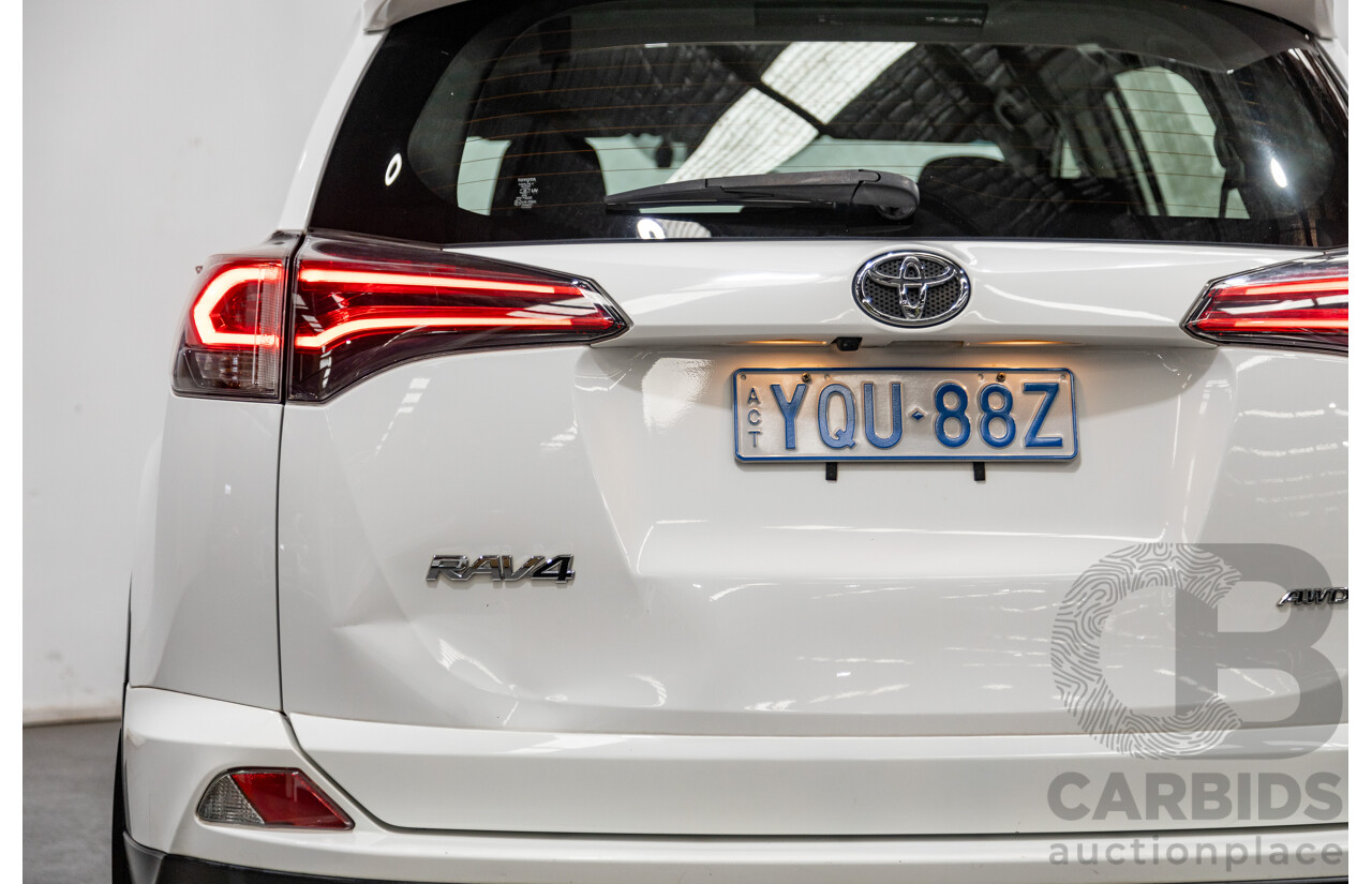 11/2018 Toyota Rav4 GX (AWD) ASA44R 4d Wagon White 2.5L