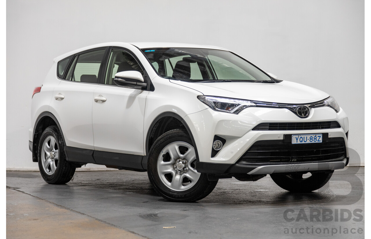 11/2018 Toyota Rav4 GX (AWD) ASA44R 4d Wagon White 2.5L
