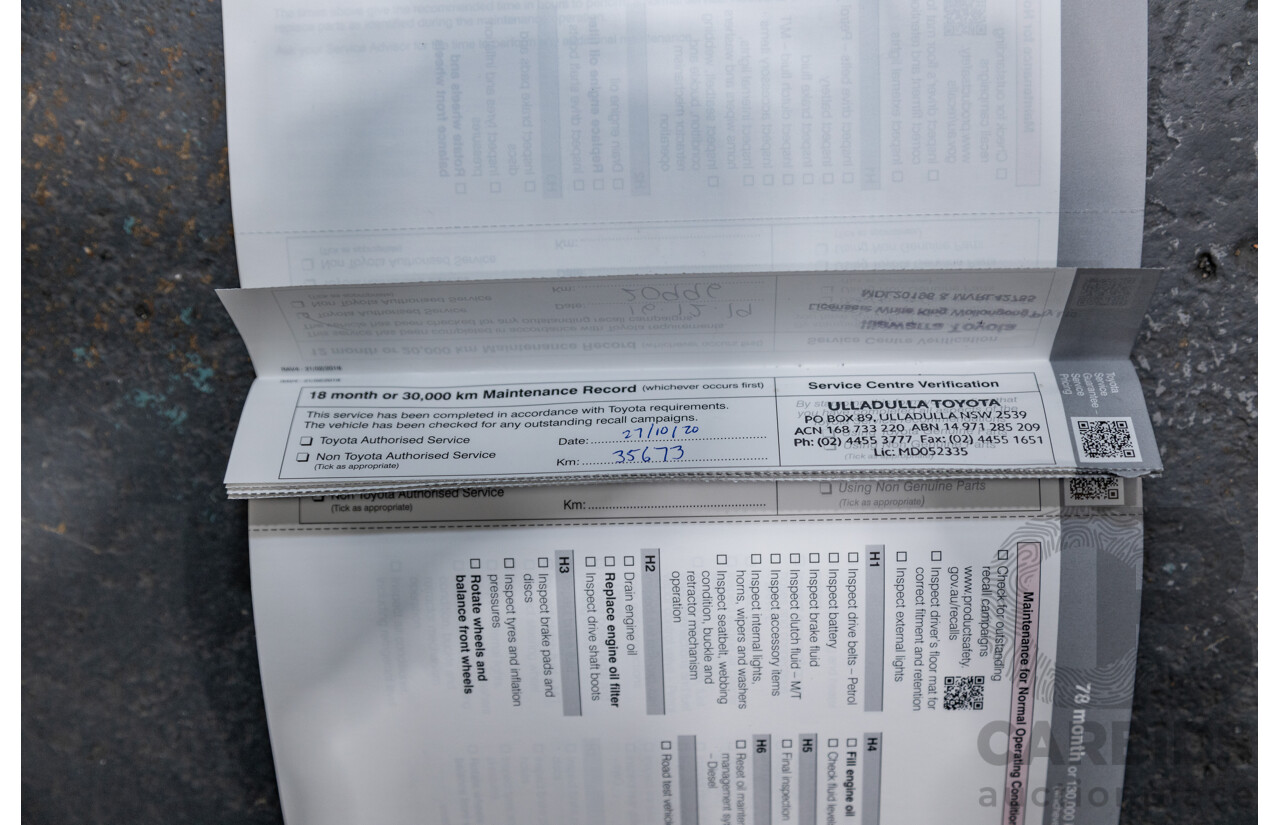 11/2018 Toyota Rav4 GX (AWD) ASA44R 4d Wagon White 2.5L