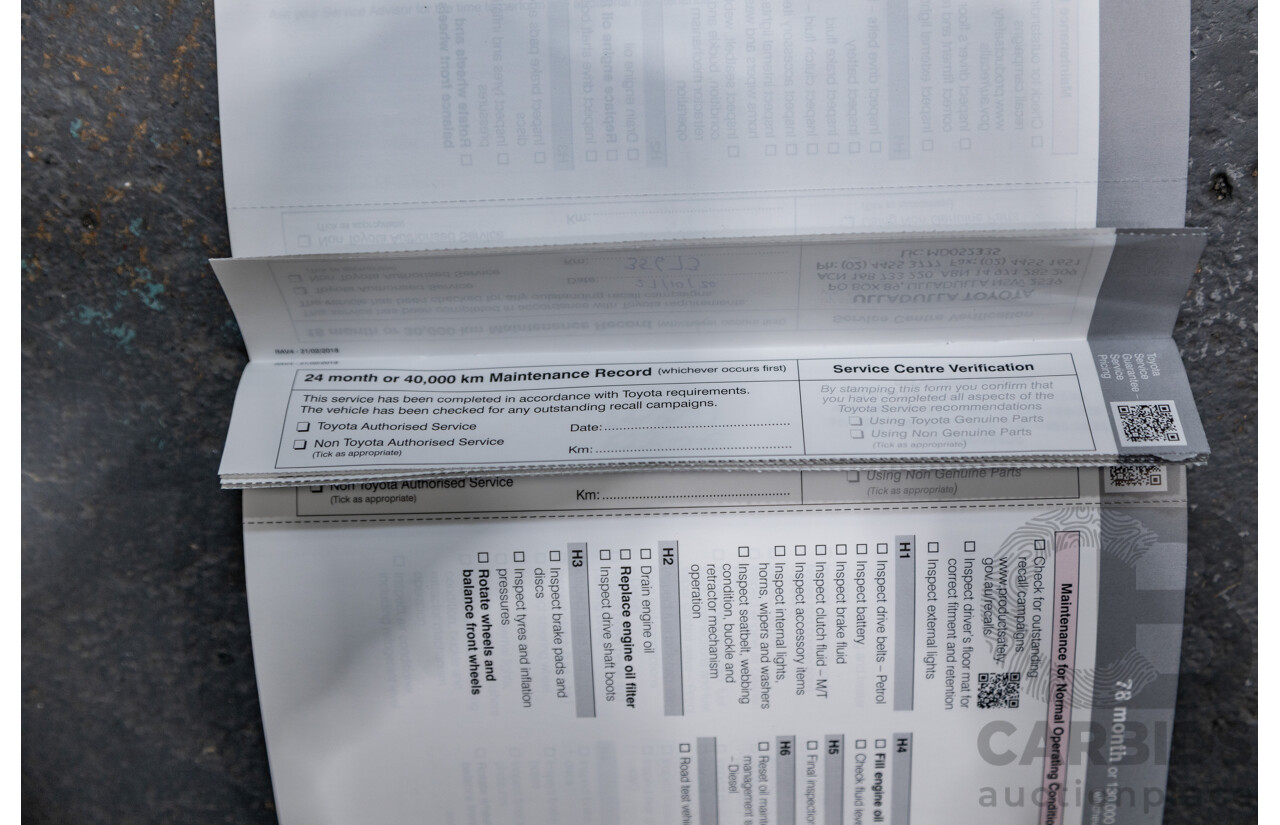 11/2018 Toyota Rav4 GX (AWD) ASA44R 4d Wagon White 2.5L