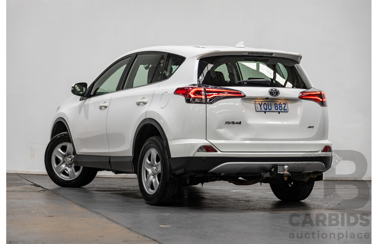 11/2018 Toyota Rav4 GX (AWD) ASA44R 4d Wagon White 2.5L
