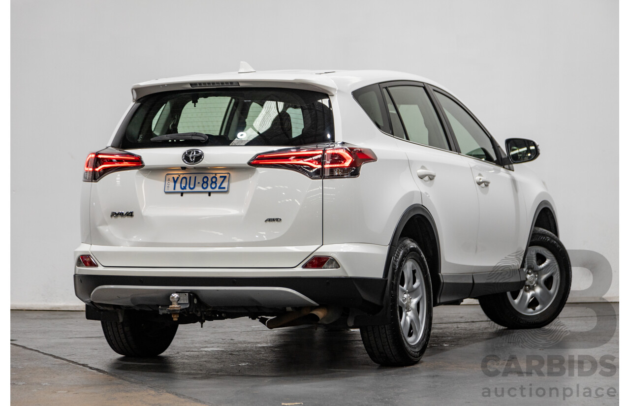 11/2018 Toyota Rav4 GX (AWD) ASA44R 4d Wagon White 2.5L