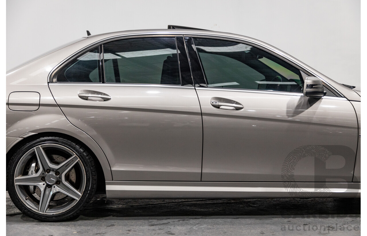 5/2009 Mercedes Benz C63 AMG W204 4d Sedan Cubanite Silver Metallic V8 6.2L