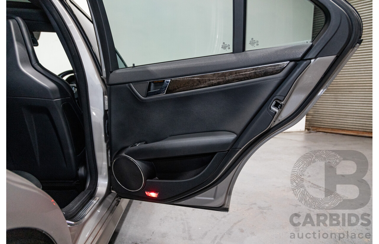 5/2009 Mercedes Benz C63 AMG W204 4d Sedan Cubanite Silver Metallic V8 6.2L