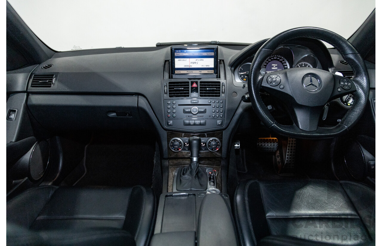 5/2009 Mercedes Benz C63 AMG W204 4d Sedan Cubanite Silver Metallic V8 6.2L