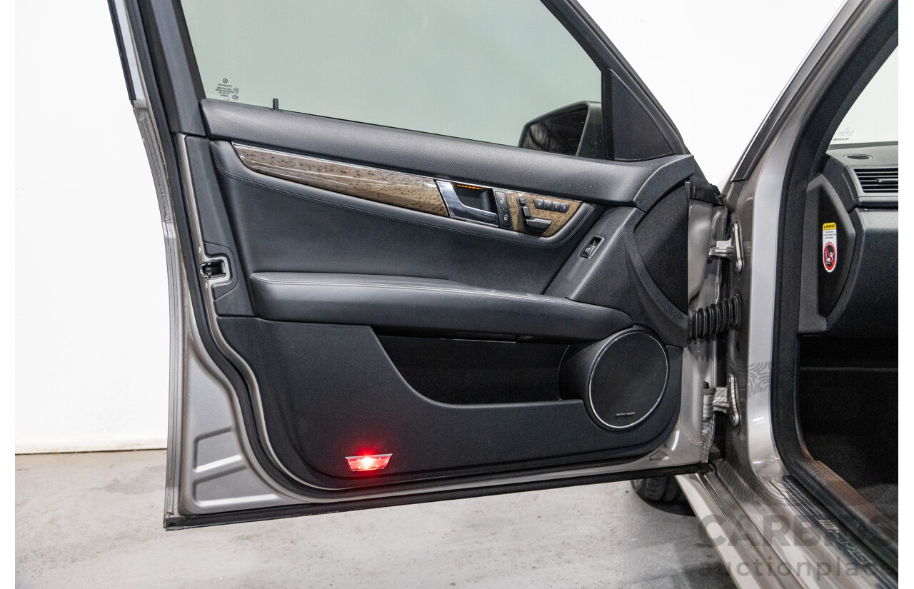 5/2009 Mercedes Benz C63 AMG W204 4d Sedan Cubanite Silver Metallic V8 6.2L