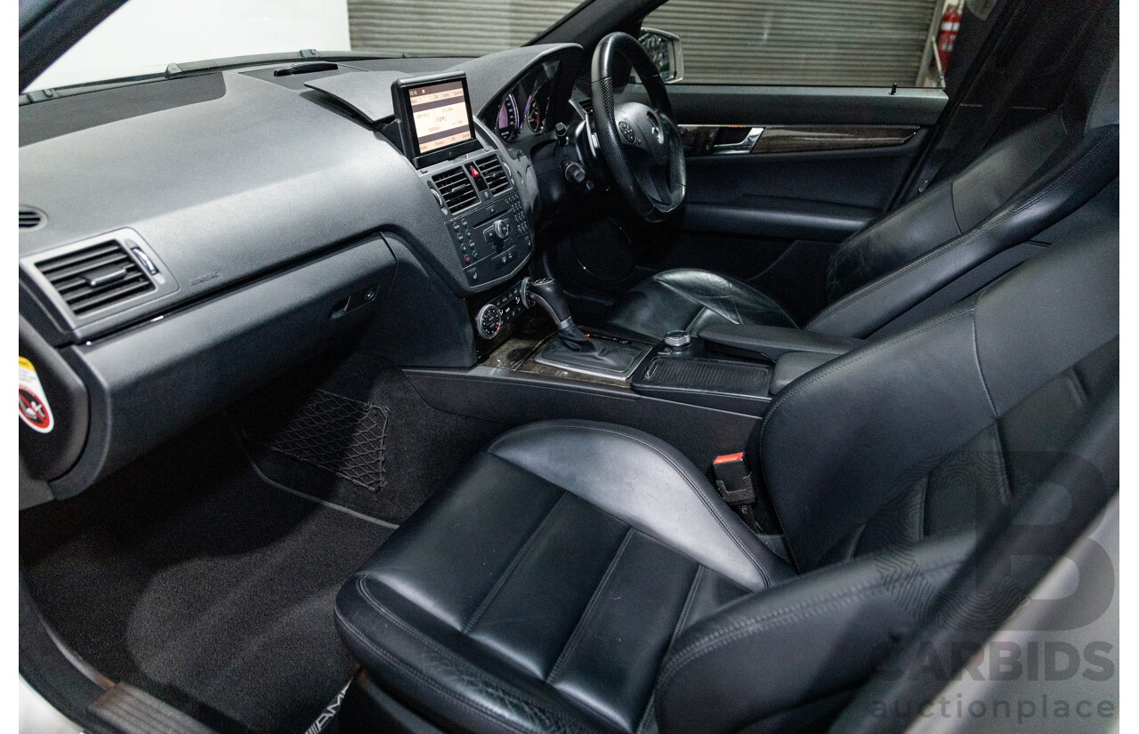 5/2009 Mercedes Benz C63 AMG W204 4d Sedan Cubanite Silver Metallic V8 6.2L