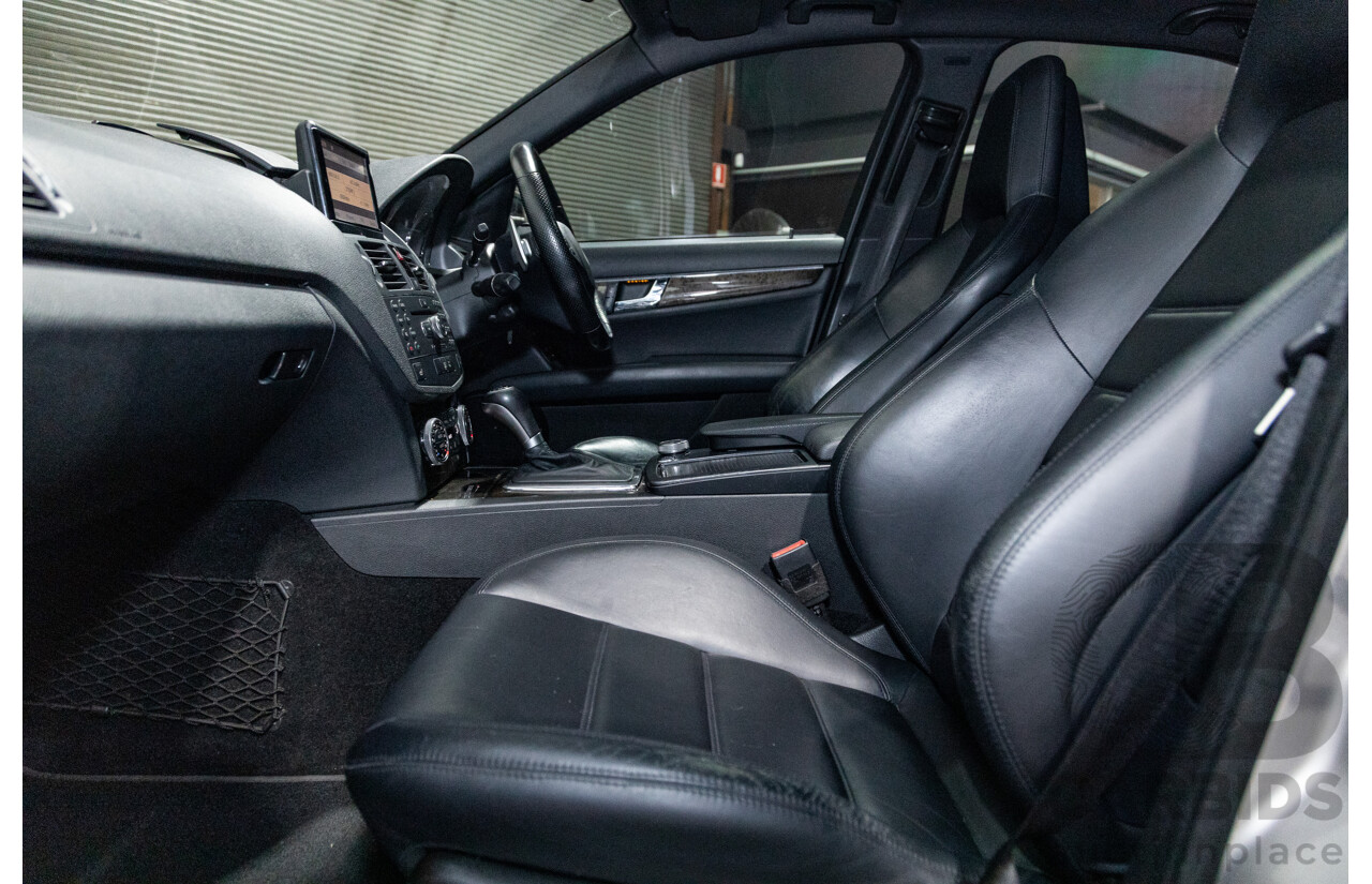 5/2009 Mercedes Benz C63 AMG W204 4d Sedan Cubanite Silver Metallic V8 6.2L