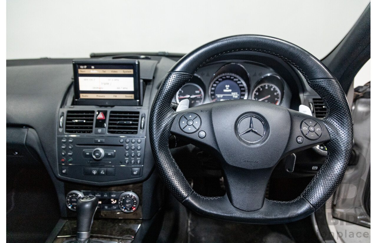 5/2009 Mercedes Benz C63 AMG W204 4d Sedan Cubanite Silver Metallic V8 6.2L