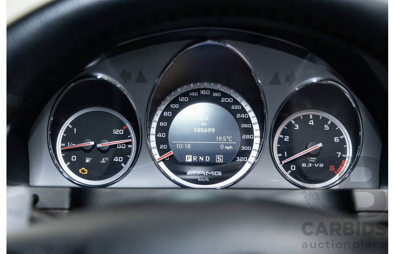 5/2009 Mercedes Benz C63 AMG W204 4d Sedan Cubanite Silver Metallic V8 6.2L